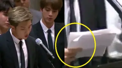 Fans Notice BTS’s RM Hand Shaking During United Nation Speech, Leave