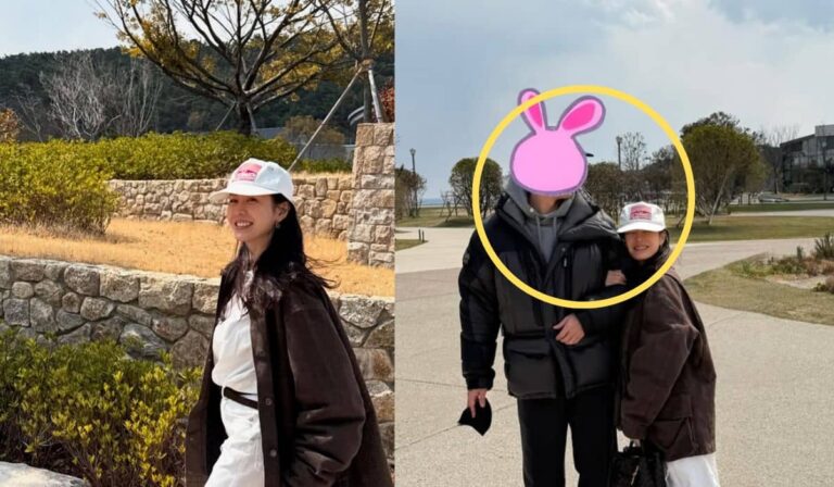 Famous Hallyu Actress Adorably ‘Hides’ Her Husband’s Face, a Fellow Hallyu Star
