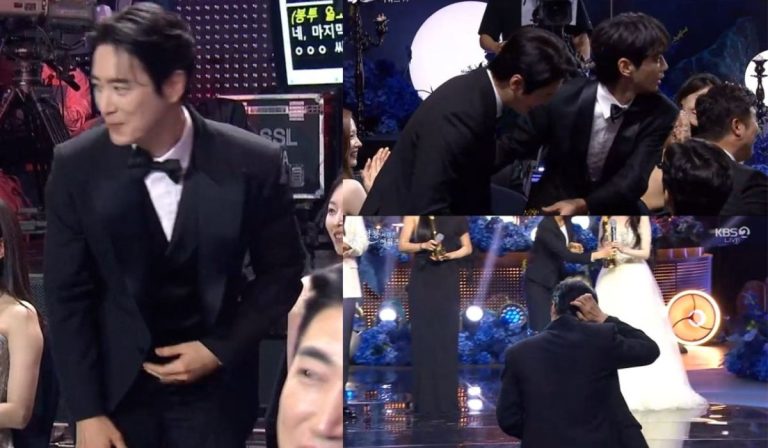 Lee Joon Hyuk Reacts To Lee Jun Young’s Apology For Accidentally Accepting His Award At The 4th Blue Dragon Series Awards