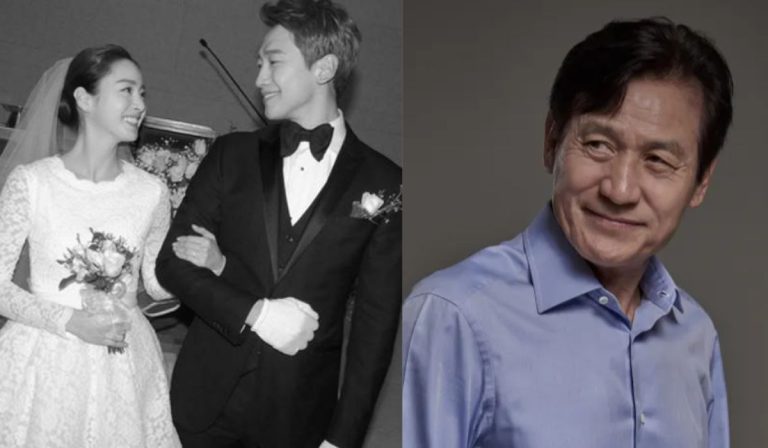 Rain And Kim Tae Hee Attend Ahn Sung Ki’s Funeral, Hand In Hand