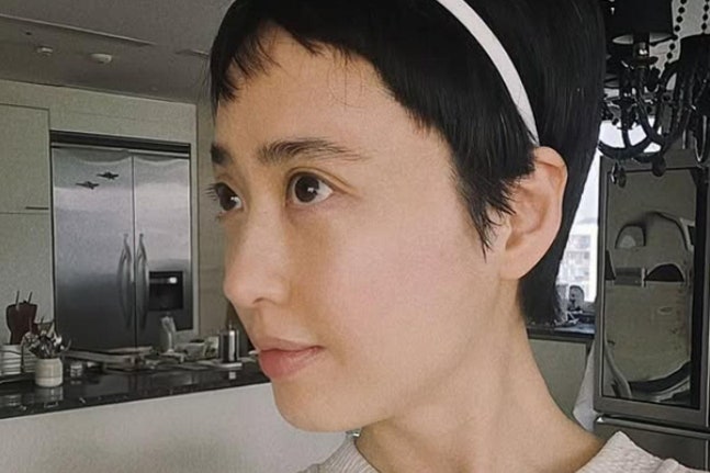 kim min jung 2 Kim Min Jung celebrates her 44th birthday with a new short haircut