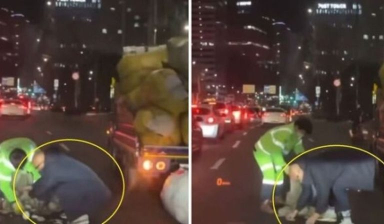 Famous Korean Variety Star Spotted Helping With Trash Pickup On The Road, Receives Immense Praise